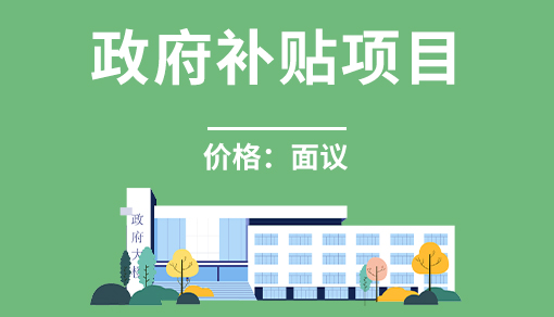 正穗财税帮您进行2021年政府补贴项目